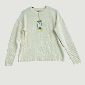 NEW Legendary Outfitters Soft & Cozy Crewneck Sweater S Beige Acrylic Blend Casu